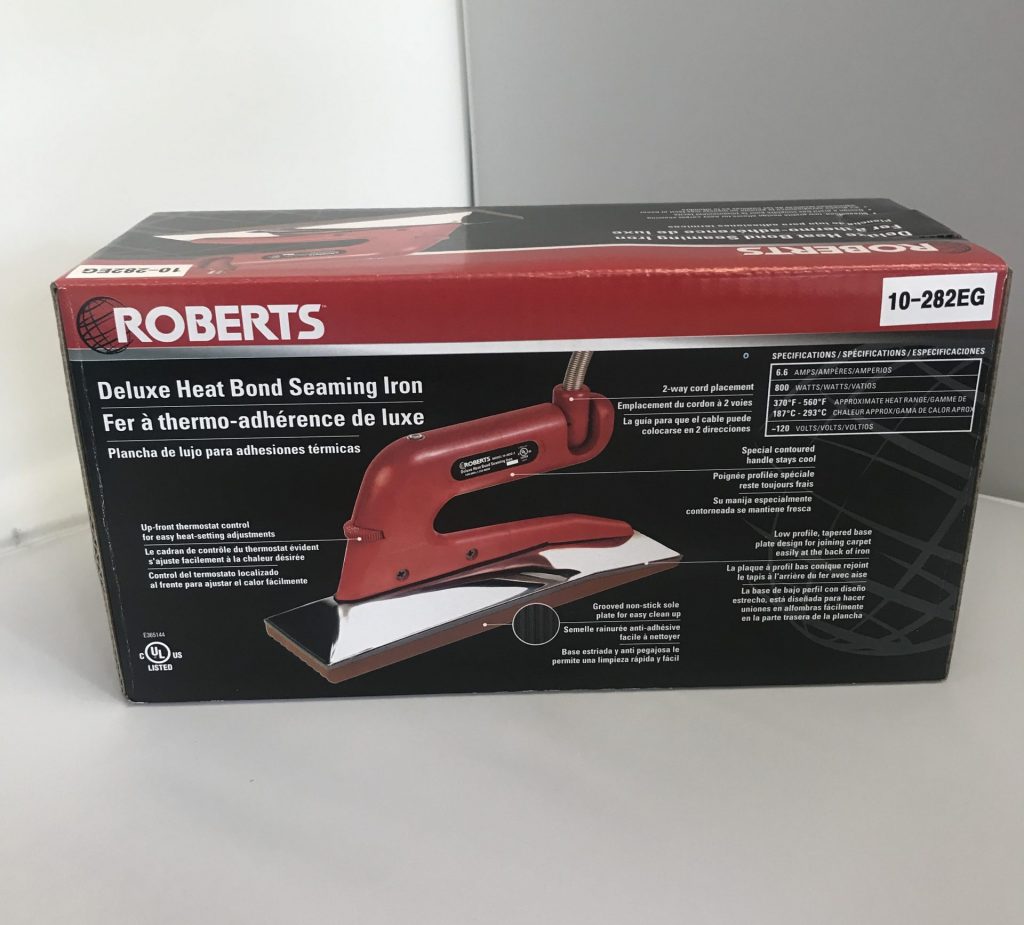 Roberts R10282 EG Deluxe Heat Bond Carpet Seaming Iron GJ Flooring